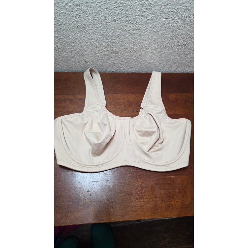 Wacoal Basic Beauty Underwire Bra Womens 38D Nude Tan Full Figure 855170